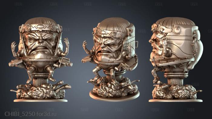 CHIBI_5250 stl model for CNC