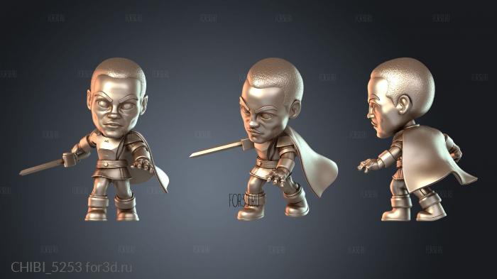 CHIBI_5253 stl model for CNC
