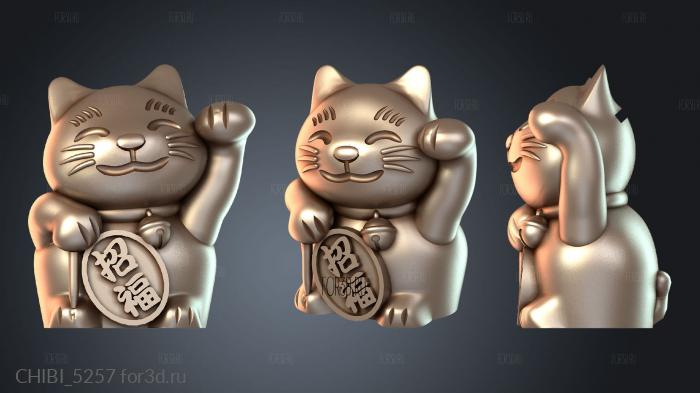 CHIBI_5257 stl model for CNC