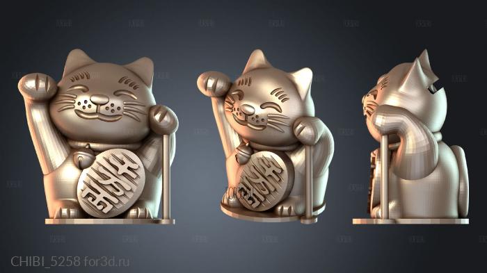 CHIBI_5258 stl model for CNC