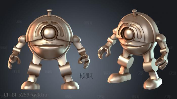 CHIBI_5259 stl model for CNC