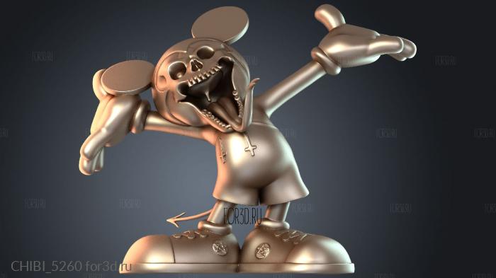 CHIBI_5260 stl model for CNC