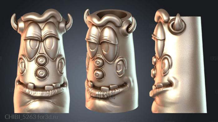 CHIBI_5263 stl model for CNC