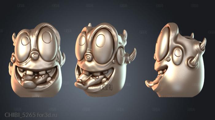 CHIBI_5265 stl model for CNC