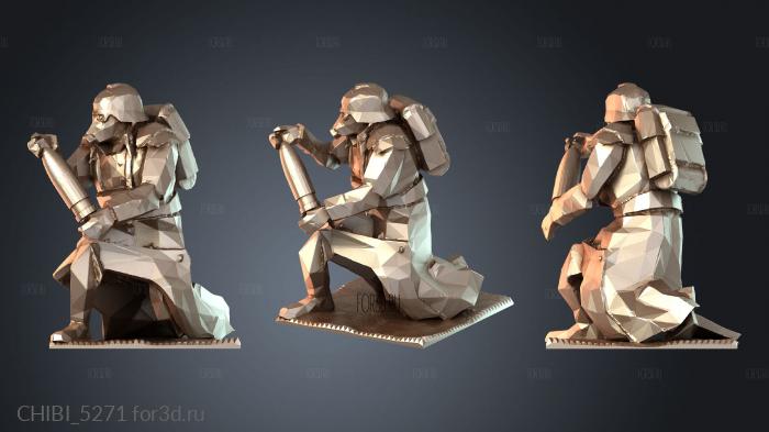 CHIBI_5271 stl model for CNC