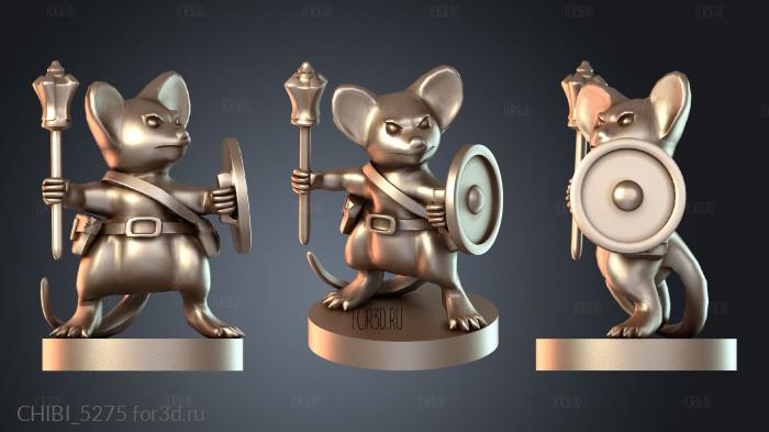 CHIBI_5275 stl model for CNC