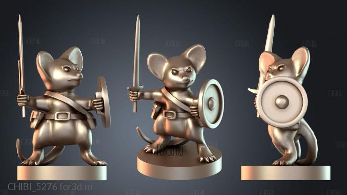 CHIBI_5276 stl model for CNC