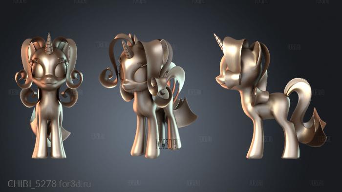 CHIBI_5278 stl model for CNC