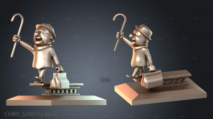 CHIBI_5280 stl model for CNC