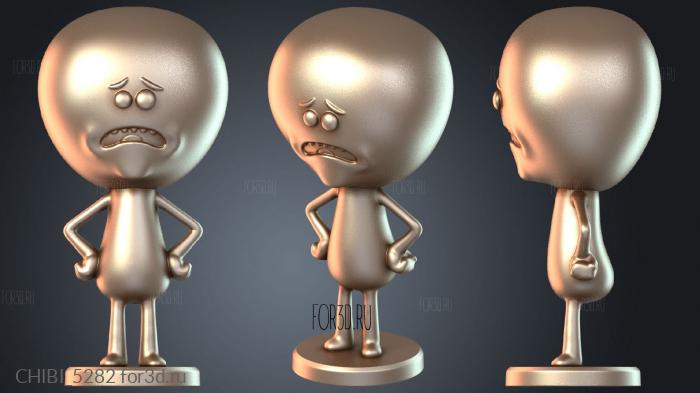 CHIBI_5282 stl model for CNC