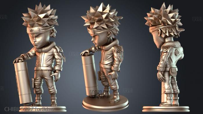 CHIBI_5297 stl model for CNC