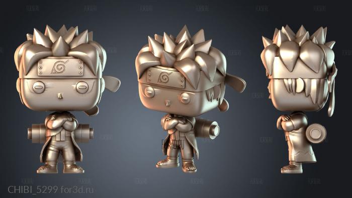 CHIBI_5299 stl model for CNC