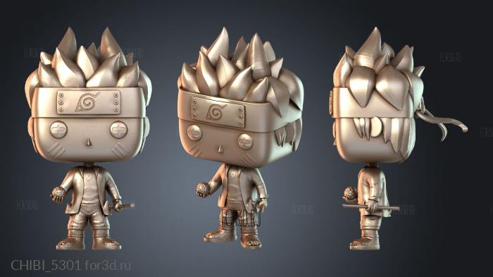 CHIBI_5301 stl model for CNC