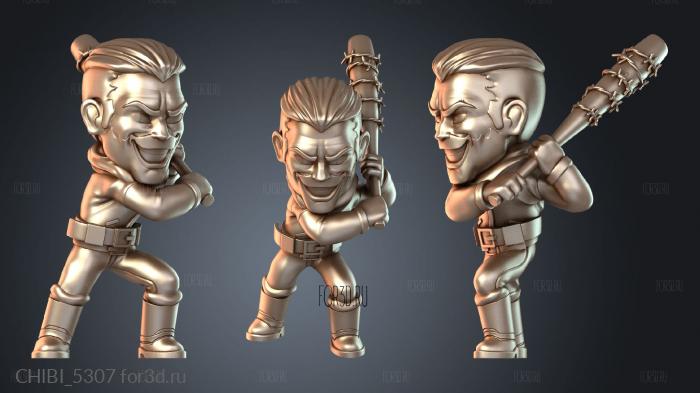 CHIBI_5307 stl model for CNC