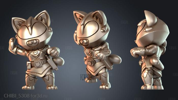 CHIBI_5308 stl model for CNC