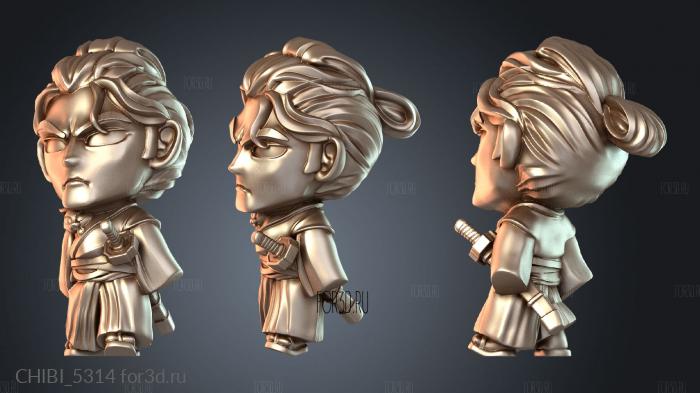 CHIBI_5314 stl model for CNC