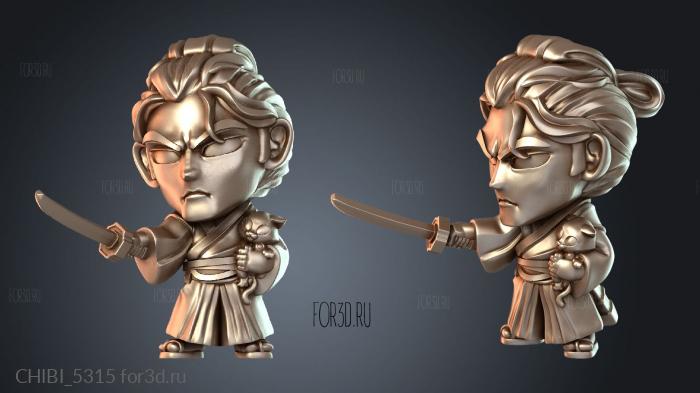 CHIBI_5315 stl model for CNC