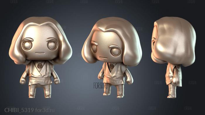 CHIBI_5319 stl model for CNC
