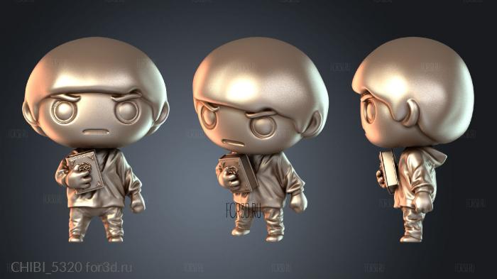 CHIBI_5320 stl model for CNC