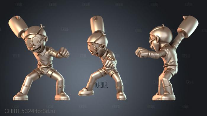 CHIBI_5324 stl model for CNC