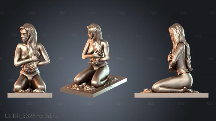 CHIBI_5325 stl model for CNC