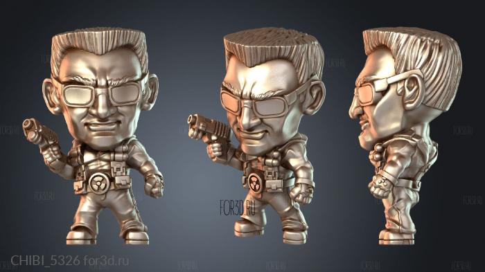 CHIBI_5326 stl model for CNC