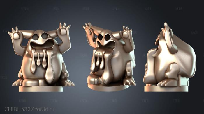 CHIBI_5327 stl model for CNC