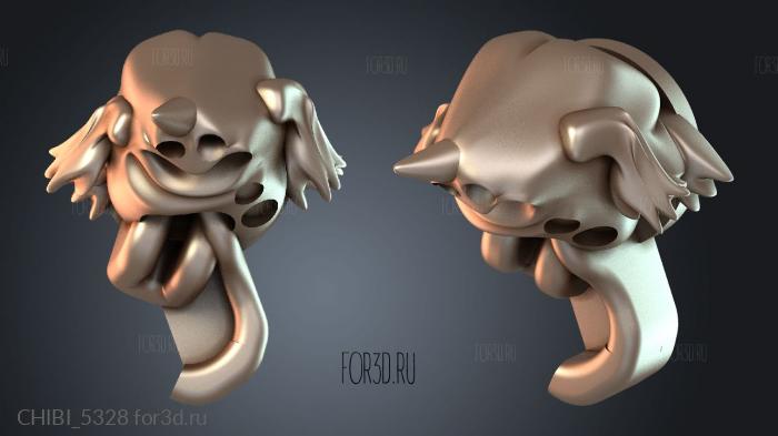 CHIBI_5328 stl model for CNC