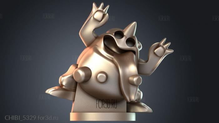 CHIBI_5329 stl model for CNC