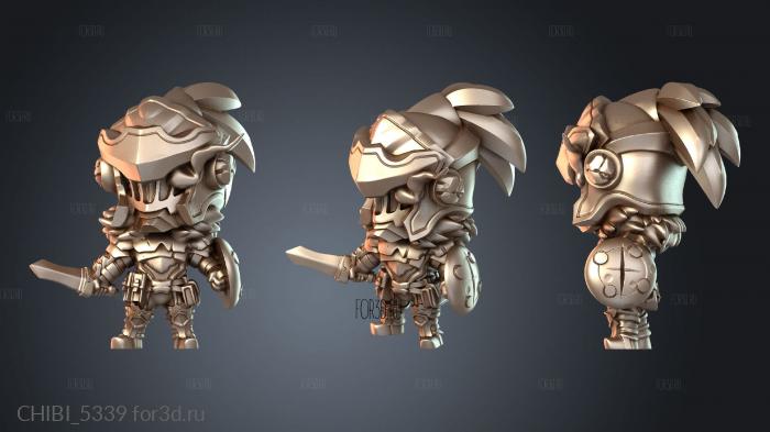 CHIBI_5339 stl model for CNC