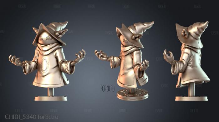 CHIBI_5340 stl model for CNC