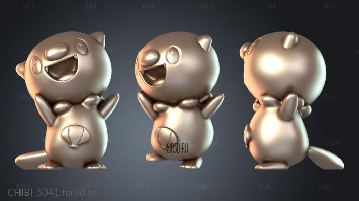 CHIBI_5341 stl model for CNC