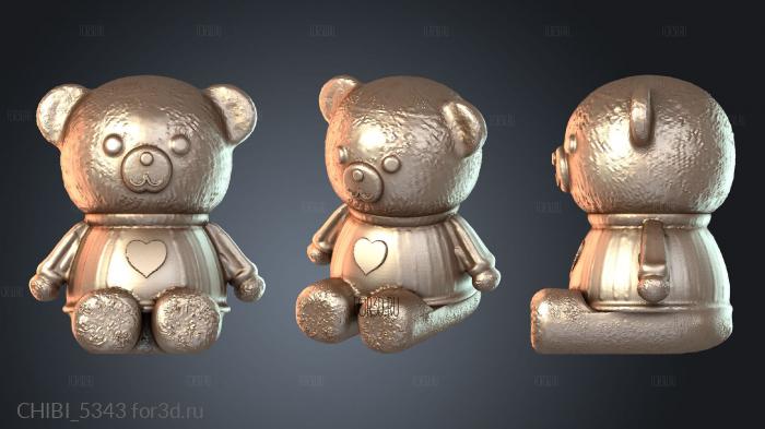 CHIBI_5343 stl model for CNC