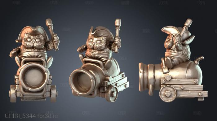 CHIBI_5344 stl model for CNC