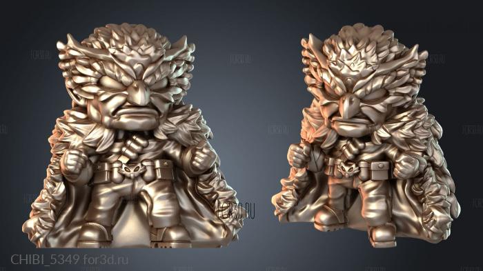 CHIBI_5349 stl model for CNC