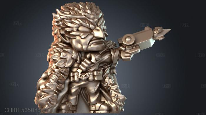 CHIBI_5350 stl model for CNC