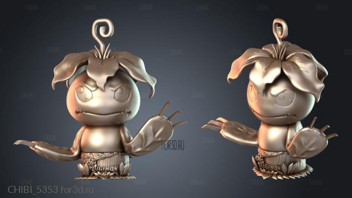 CHIBI_5353 stl model for CNC