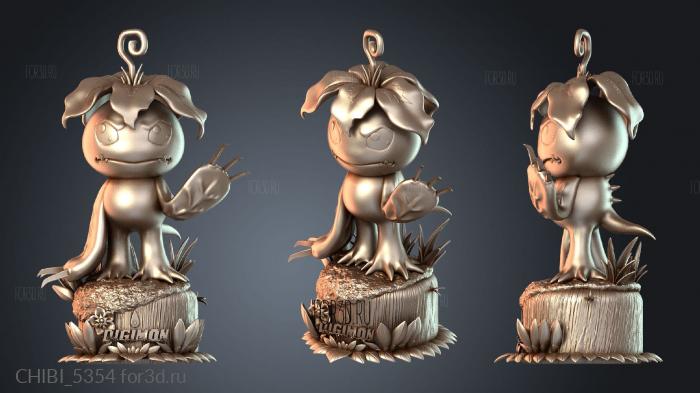 CHIBI_5354 stl model for CNC