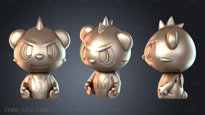 CHIBI_5356 stl model for CNC