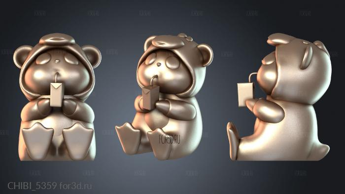 CHIBI_5359 stl model for CNC
