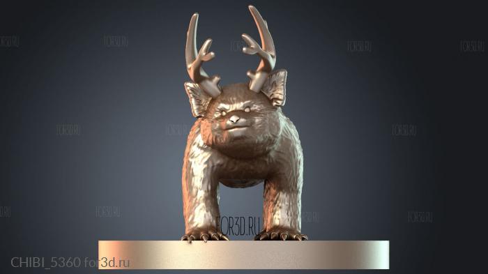 CHIBI_5360 stl model for CNC