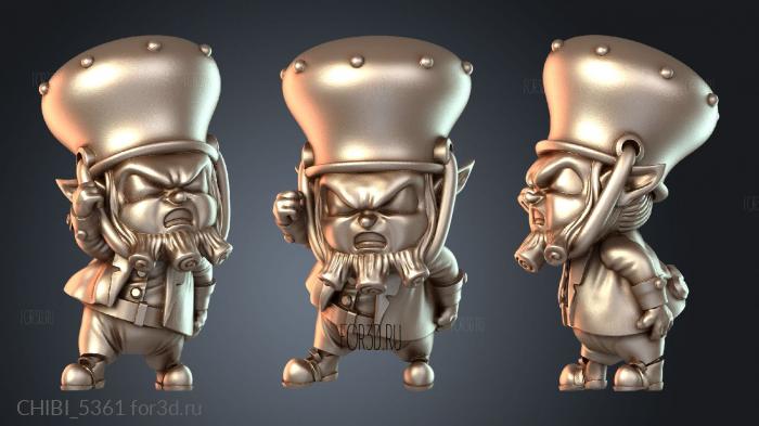 CHIBI_5361 stl model for CNC