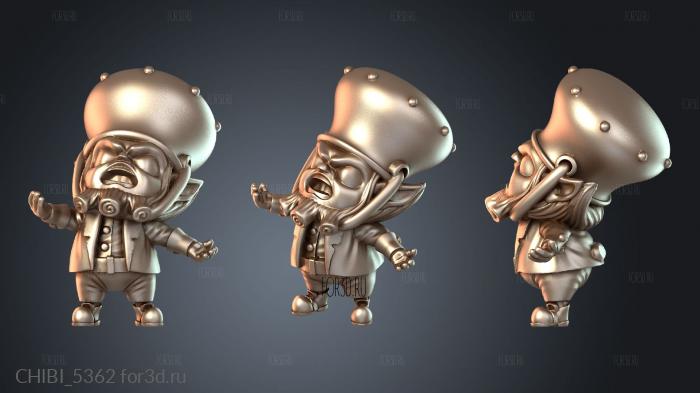 CHIBI_5362 stl model for CNC