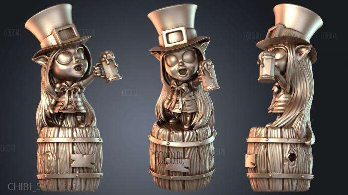 CHIBI_5363 stl model for CNC