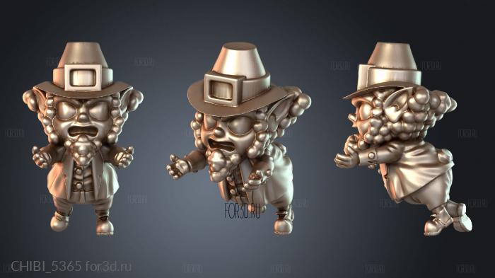 CHIBI_5365 stl model for CNC