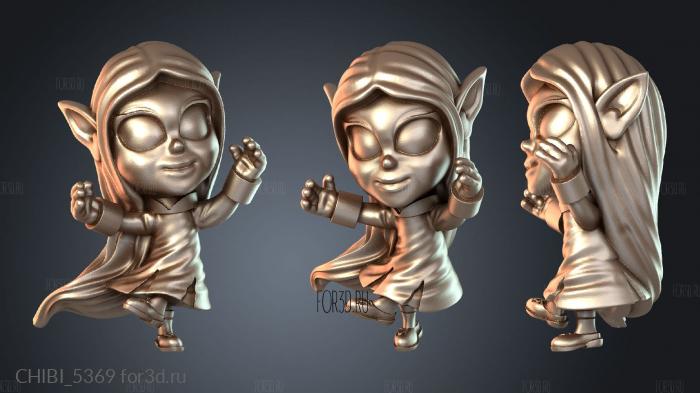CHIBI_5369 stl model for CNC