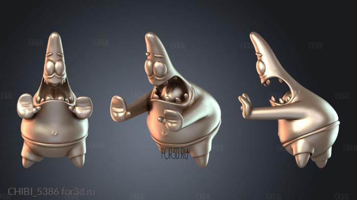 CHIBI_5386 stl model for CNC