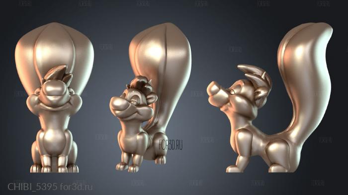 CHIBI_5395 stl model for CNC