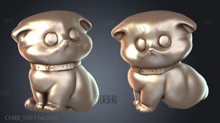 CHIBI_5397 stl model for CNC