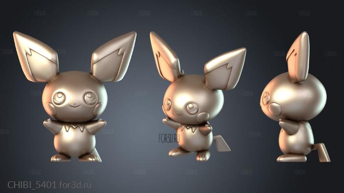 CHIBI_5401 stl model for CNC